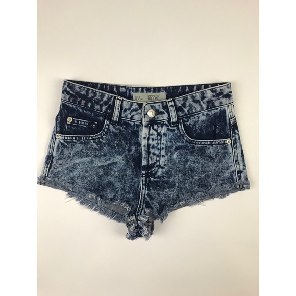 Topshop PETITE Pants - Topshop Moto Petite Brooke Denim Shorts